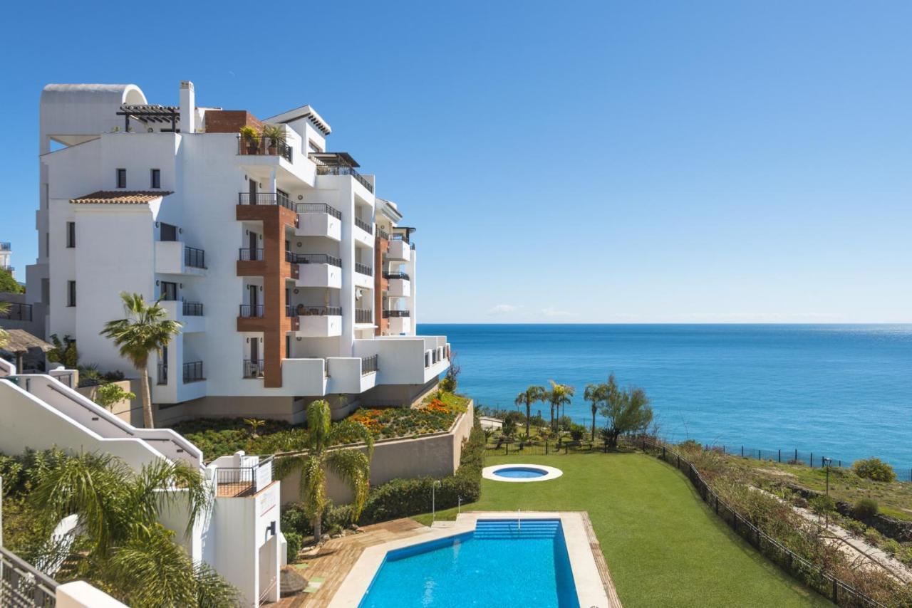 Impresionante Apartamento Vista Mar Frontal Torrox Bagian luar foto