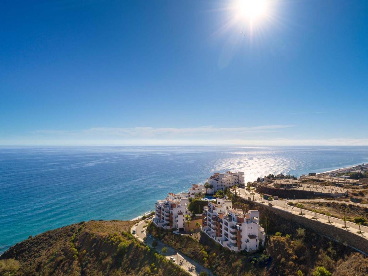 Impresionante Apartamento Vista Mar Frontal Torrox Bagian luar foto